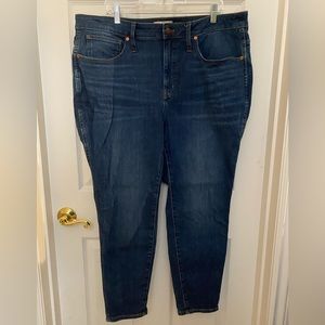 Madewell Curvy High-Rise Skinny jeans, size 20W
